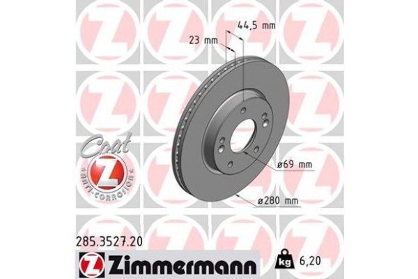 Zimmermann Δισκόπλακα - 285.3527.20