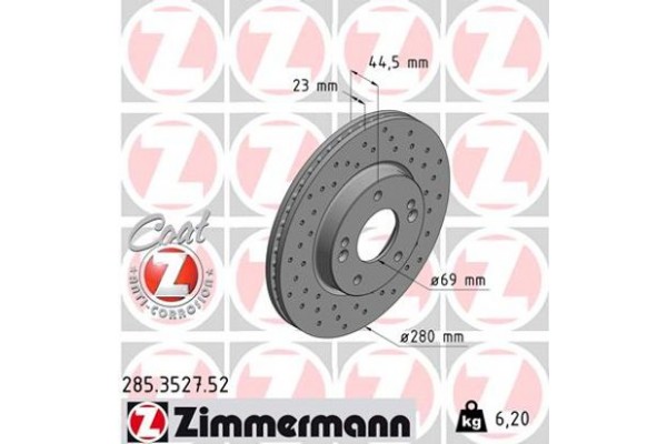 Zimmermann Δισκόπλακα - 285.3527.52