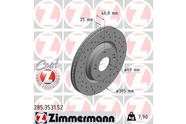 Zimmermann Δισκόπλακα - 285.3531.52