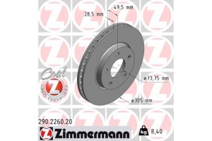 Zimmermann Δισκόπλακα - 290.2260.20