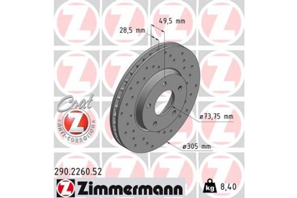 Zimmermann Δισκόπλακα - 290.2260.52