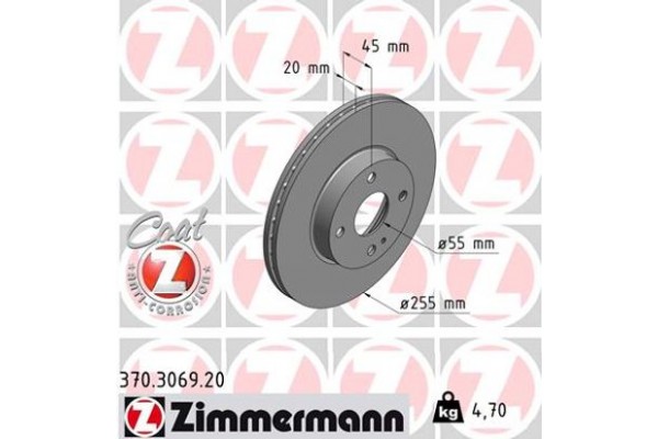 Zimmermann Δισκόπλακα - 370.3069.20