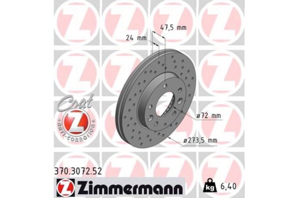 Zimmermann Δισκόπλακα - 370.3072.52