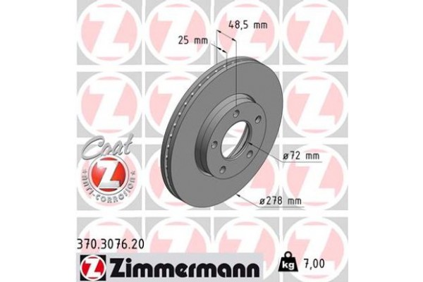 Zimmermann Δισκόπλακα - 370.3076.20