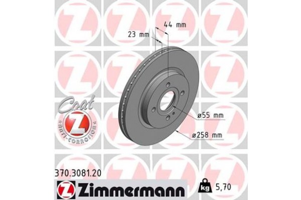 Zimmermann Δισκόπλακα - 370.3081.20