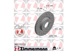Zimmermann Δισκόπλακα - 380.2117.52