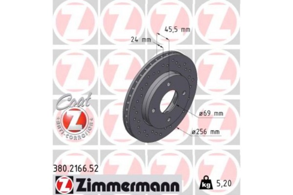 Zimmermann Δισκόπλακα - 380.2166.52