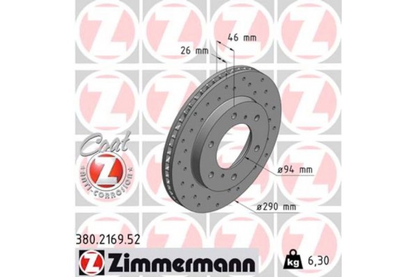 Zimmermann Δισκόπλακα - 380.2169.52