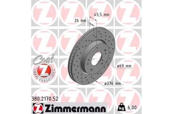 Zimmermann Δισκόπλακα - 380.2170.52