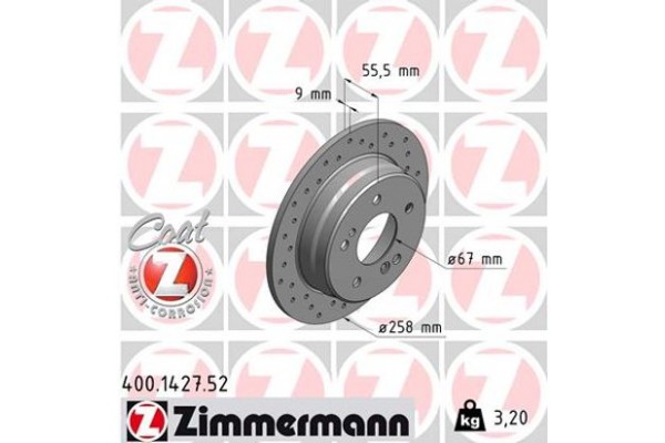 Zimmermann Δισκόπλακα - 400.1427.52