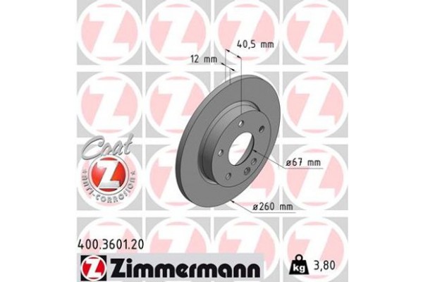 Zimmermann Δισκόπλακα - 400.3601.20