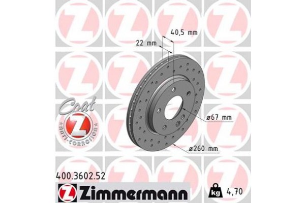 Zimmermann Δισκόπλακα - 400.3602.52