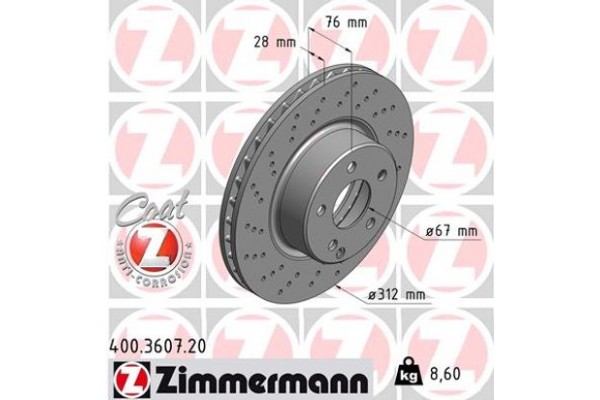 Zimmermann Δισκόπλακα - 400.3607.20