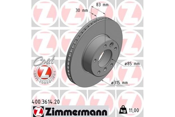 Zimmermann Δισκόπλακα - 400.3614.20