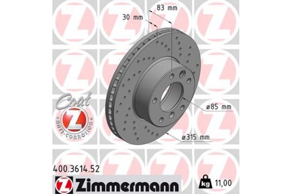 Zimmermann Δισκόπλακα - 400.3614.52