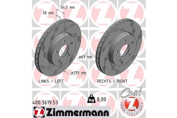 Zimmermann Δισκόπλακα - 400.3619.53