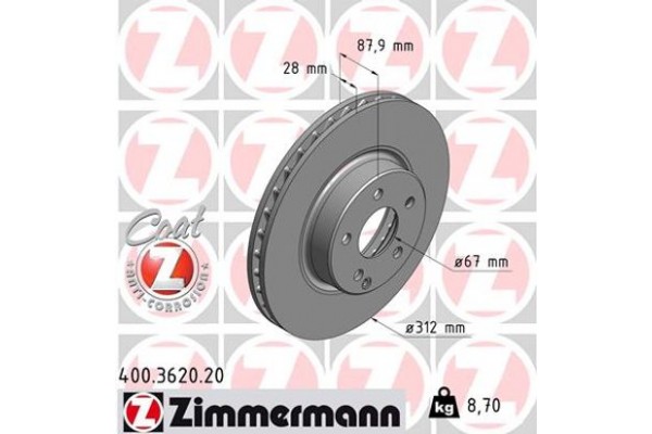 Zimmermann Δισκόπλακα - 400.3620.20