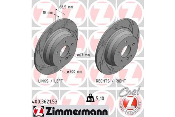 Zimmermann Δισκόπλακα - 400.3621.53