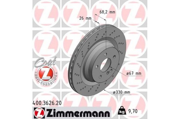 Zimmermann Δισκόπλακα - 400.3626.20