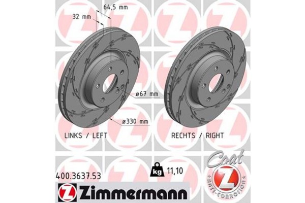Zimmermann Δισκόπλακα - 400.3637.53