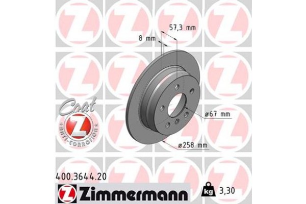 Zimmermann Δισκόπλακα - 400.3644.20