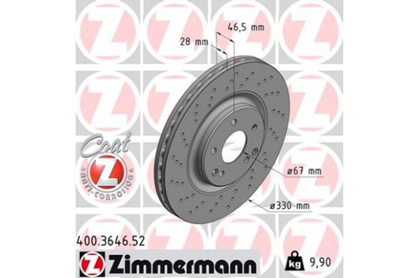 Zimmermann Δισκόπλακα - 400.3646.52