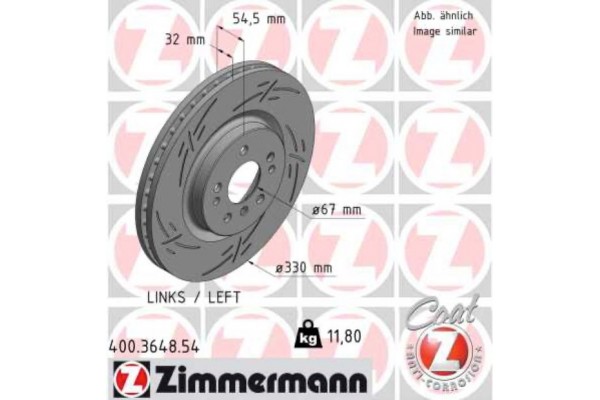 Zimmermann Δισκόπλακα - 400.3648.54