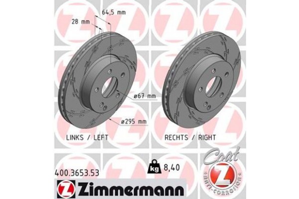 Zimmermann Δισκόπλακα - 400.3653.53