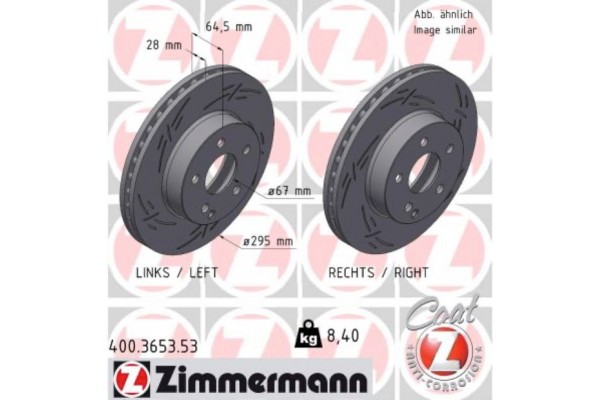 Zimmermann Δισκόπλακα - 400.3653.53 Zimmermann Δισκόπλακα - 400.3653.53
