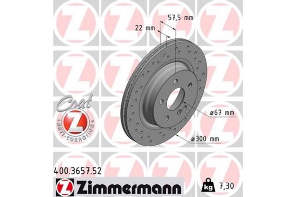 Zimmermann Δισκόπλακα - 400.3657.52