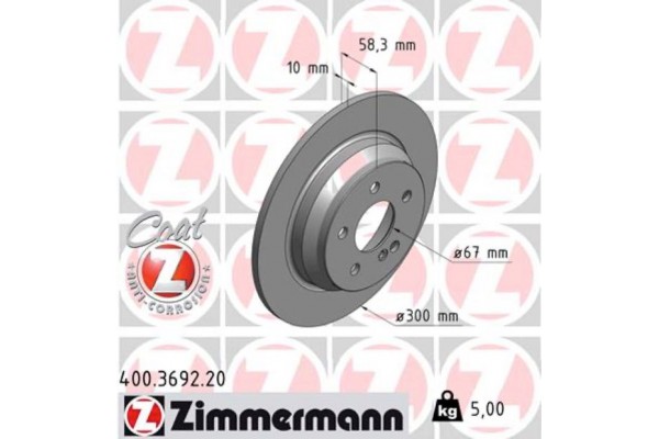 Zimmermann Δισκόπλακα - 400.3692.20 Zimmermann Δισκόπλακα - 400.3692.20
