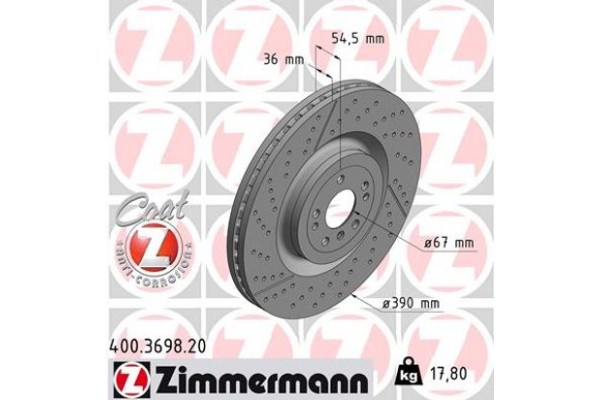 Zimmermann Δισκόπλακα - 400.3698.20