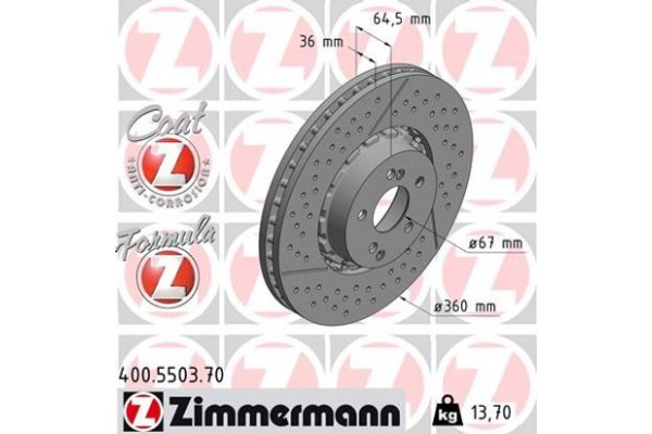 Zimmermann Δισκόπλακα - 400.5503.70