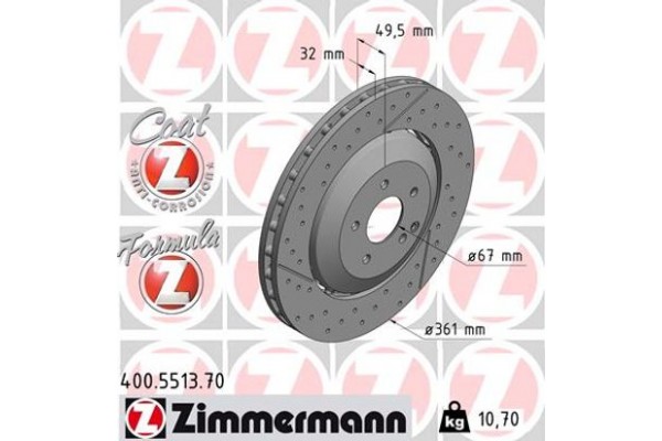 Zimmermann Δισκόπλακα - 400.5513.70