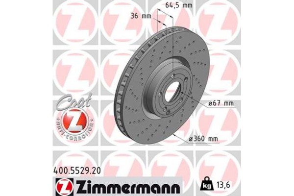 Zimmermann Δισκόπλακα - 400.5529.20