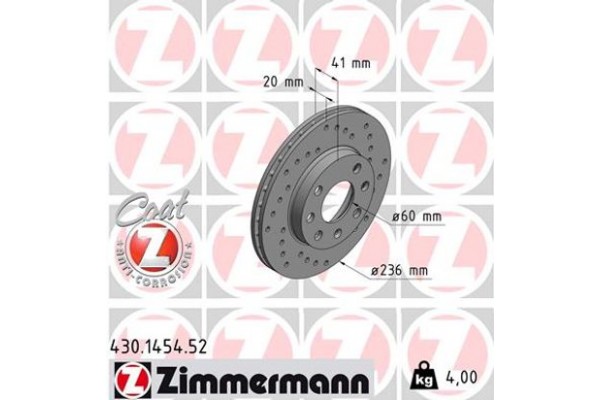 Zimmermann Δισκόπλακα - 430.1454.52