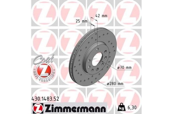 Zimmermann Δισκόπλακα - 430.1483.52