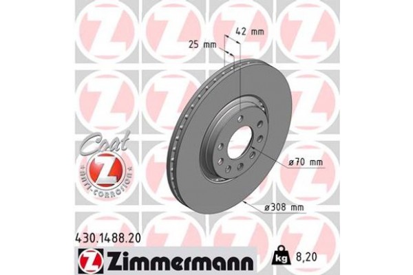 Zimmermann Δισκόπλακα - 430.1488.20