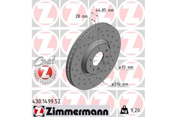 Zimmermann Δισκόπλακα - 430.1499.52