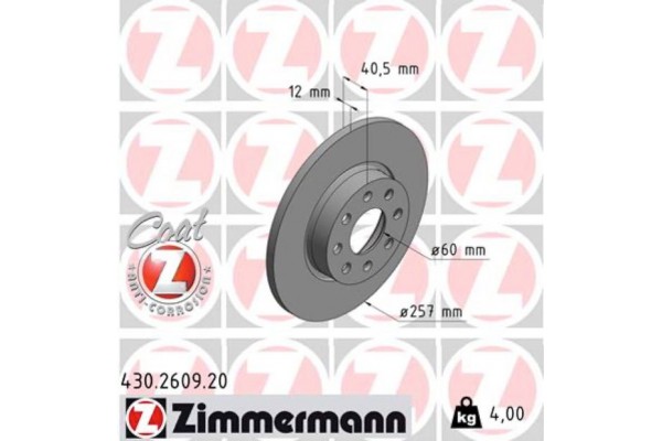 Zimmermann Δισκόπλακα - 430.2609.20