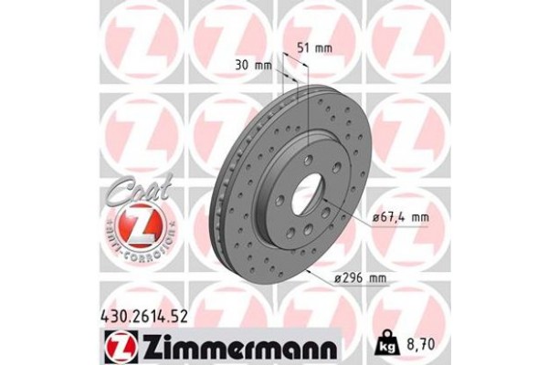 Zimmermann Δισκόπλακα - 430.2614.52