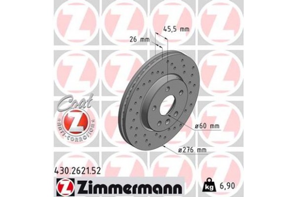 Zimmermann Δισκόπλακα - 430.2621.52