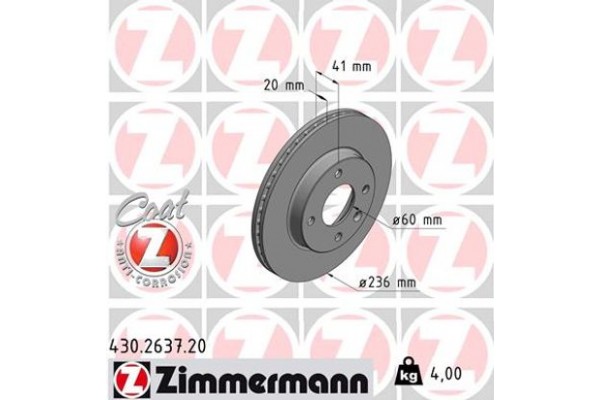 Zimmermann Δισκόπλακα - 430.2637.20