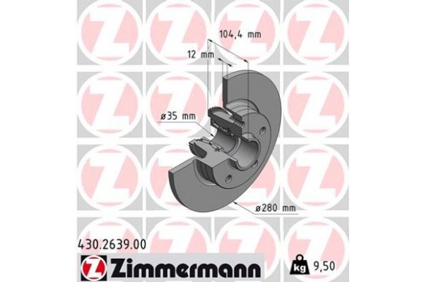 Zimmermann Δισκόπλακα - 430.2639.00