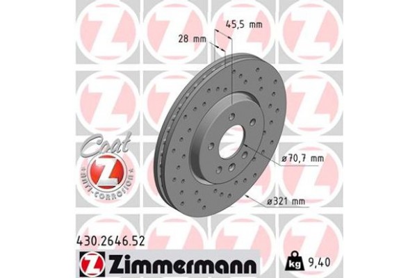 Zimmermann Δισκόπλακα - 430.2646.52