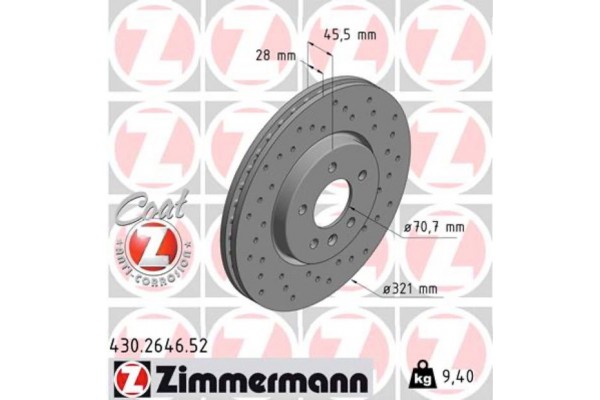 Zimmermann Δισκόπλακα - 430.2646.52