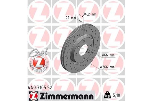 Zimmermann Δισκόπλακα - 440.3105.52