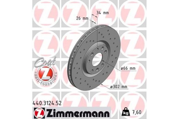 Zimmermann Δισκόπλακα - 440.3124.52