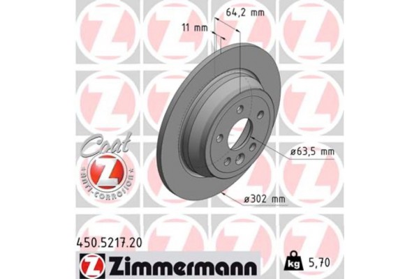 Zimmermann Δισκόπλακα - 450.5217.20 Zimmermann Δισκόπλακα - 450.5217.20