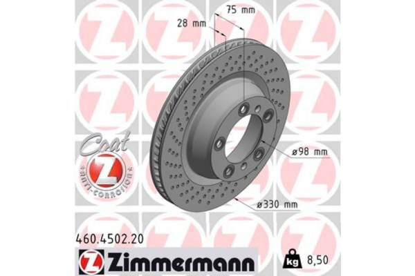 Zimmermann Δισκόπλακα - 460.4502.20 Zimmermann Δισκόπλακα - 460.4502.20